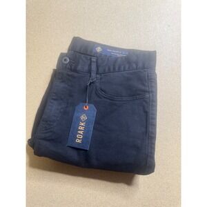 ROARK HWY 128 Denim Pants Mens 32x32 Straight Fit Black‎ Casual Jeans